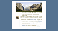 Desktop Screenshot of environmentalcapitalgroup.com