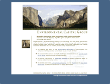 Tablet Screenshot of environmentalcapitalgroup.com
